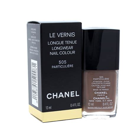 chanel le vernis longwear nail color|chanel 505 nail polish.